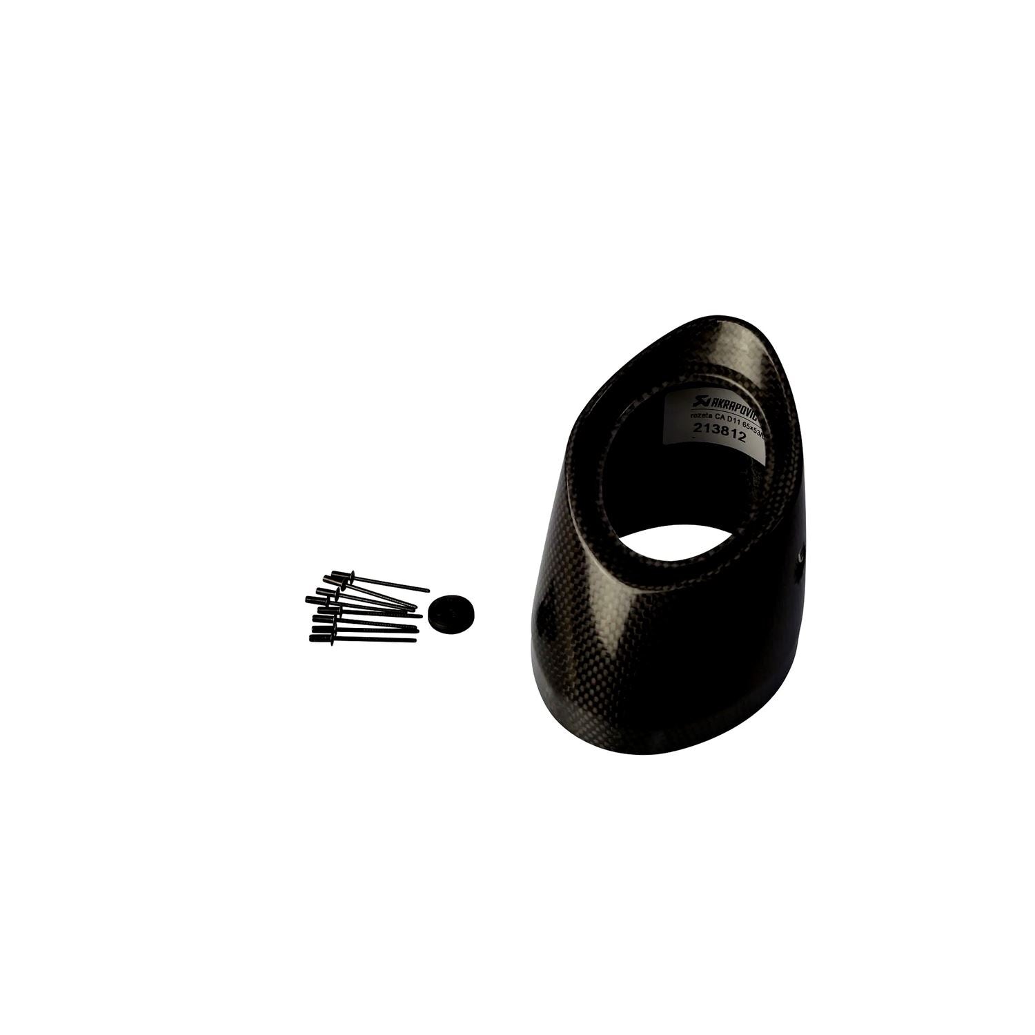 Akrapovic Carbon Fiber Exhaust End Cap For Yamaha MW 300 ABS Tricity 2021-2024